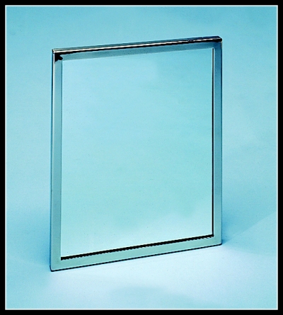 Glass Flat Mirror - Indoor Use - Stainless Steel Frame with Welded Corners 