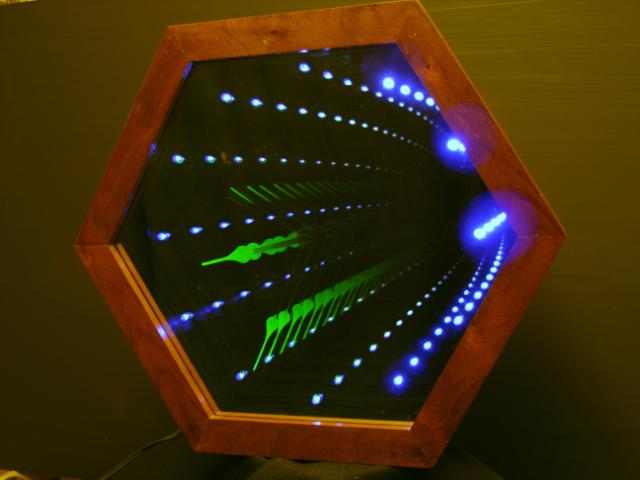 Infinity Mirror with Two Way Mirror FIlm